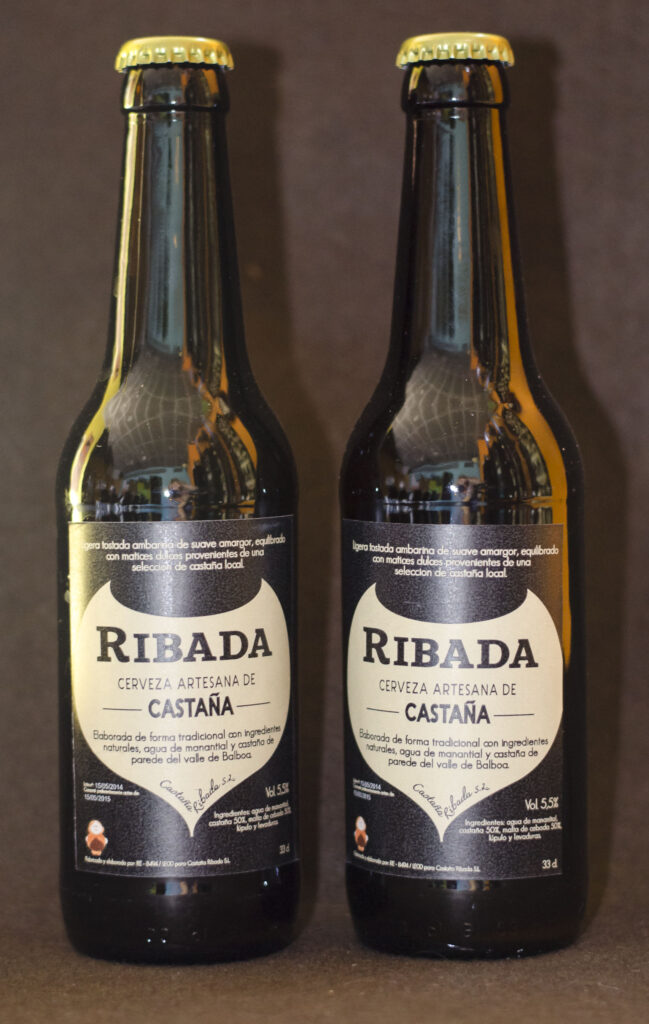 Cerveza artesanal de castaña Ribada 33cl